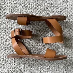 NWT Madewell Boardwalk ankle strap sandal